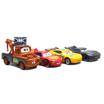 Set of 4 Diecast Cars 3 McQueen, Storm, Cruz, Matter
