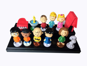 Peanuts Movie Charlie Brown Classic Characters Toy Figures 12pc