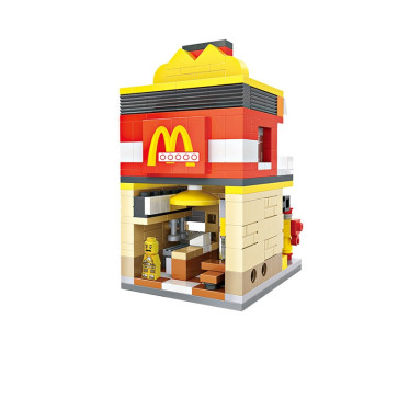 McDonalds Shop Brick Building Kit