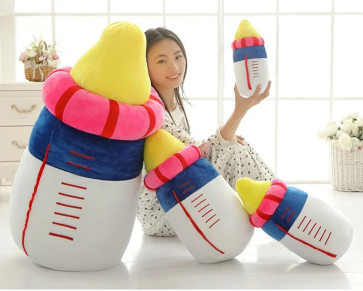 Giant Stuffed Plush Milk Bottle - 45cm