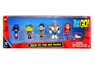 Teen Titans Go Deluxe Six Pack Mini Figures