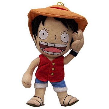 Great Eastern GE-8986 One Piece 10" SD Luffy Plush