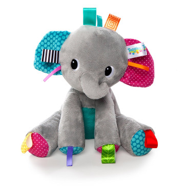 Bright Starts Tag 'n Play Pals Plush Toys - Elephant