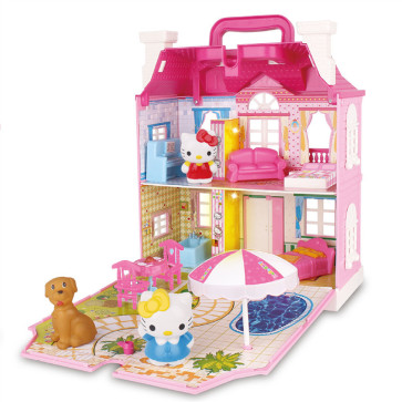 Hello Kitty Folding House Playset