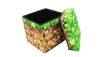 Minecraft Collapsible Storage Box Grass Block