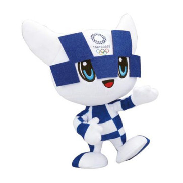 Tokyo 2020 Olympics Blue Miraitowa Mascot Plush Toy