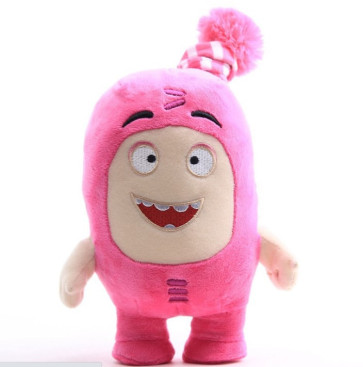 Oddbods Pogo Newt Pink Stuffed Plush Toy