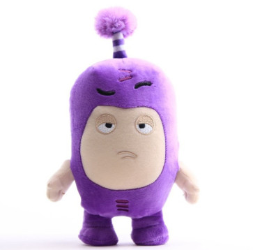 Oddbods Jeff Purple Soft Stuffed Plush Toy