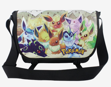 Pokemon Multi Character Shoulder Strap Bag (17 inches)