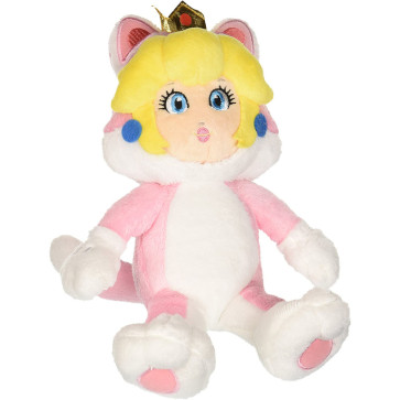 Little Buddy Super Mario Neko Cat Peach Plush 10 Inches