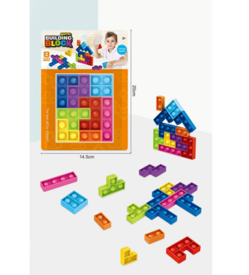 Pop It Fidget Tetris Puzzle
