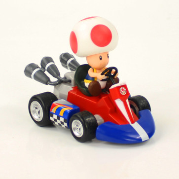 Toad Mario Kart Pull Back Racer
