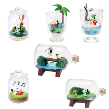 Peanuts Snoopy and Woodstock Everyday Terrarium 6 Pack Box