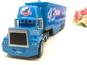 Disney Pixar Cars Toy Mack Truck Playset, King (Dinoco)
