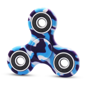 Cppslee Hands Fidget Spinner Camouflage Blue