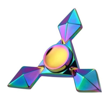 Rainbow Diamond Triangle Fidget Spinner