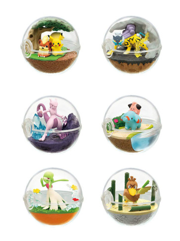 Re-ment Pokemon Terrarium Collection 7 Box Set of 6