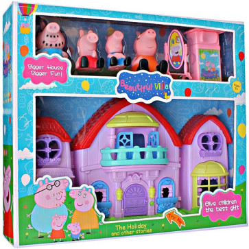 Peppa Pig Holiday Villa Complete Family Play Set