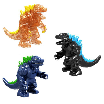 Godzilla Brick Minifigure Custom Set 3 Pcs
