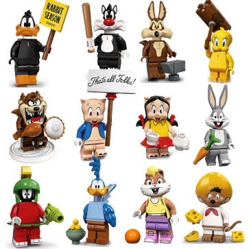 Looney Tunes Brick Minifigure Custom Set 12 Pcs