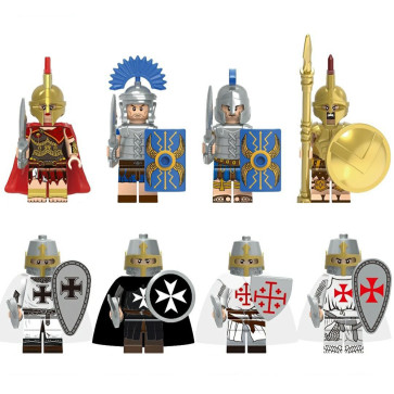 Spartan Brick Minifigure Custom Set 8 Pcs