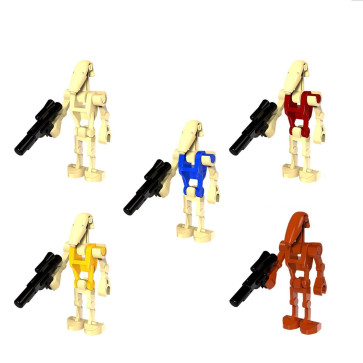 Battle Droid From Star Wars Brick Minifigure Custom Set 20 Pcs