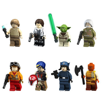 Star Wars Rebels Luke Yoda And Characters Brick Minifigure Custom Set 8 Pcs