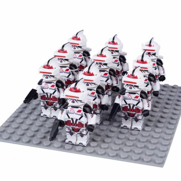 13th Clone Trooper CT 9998 Star Wars Brick Minifigure Custom Set 10 Pcs