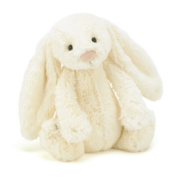 Jellycat Bashful Cream Bunny Stuffed Animal Medium 12 inches