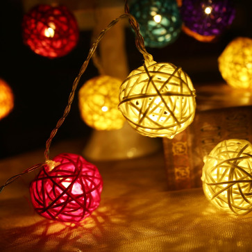 Decorative Stylish Ball LED Lights 5 Meters 16 Feet 20 Lights