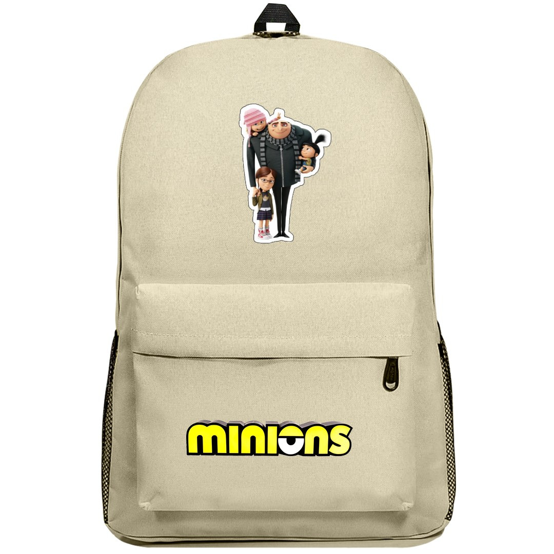 Minions Backpack SuperPack - Gru Agnes Margo And Edith