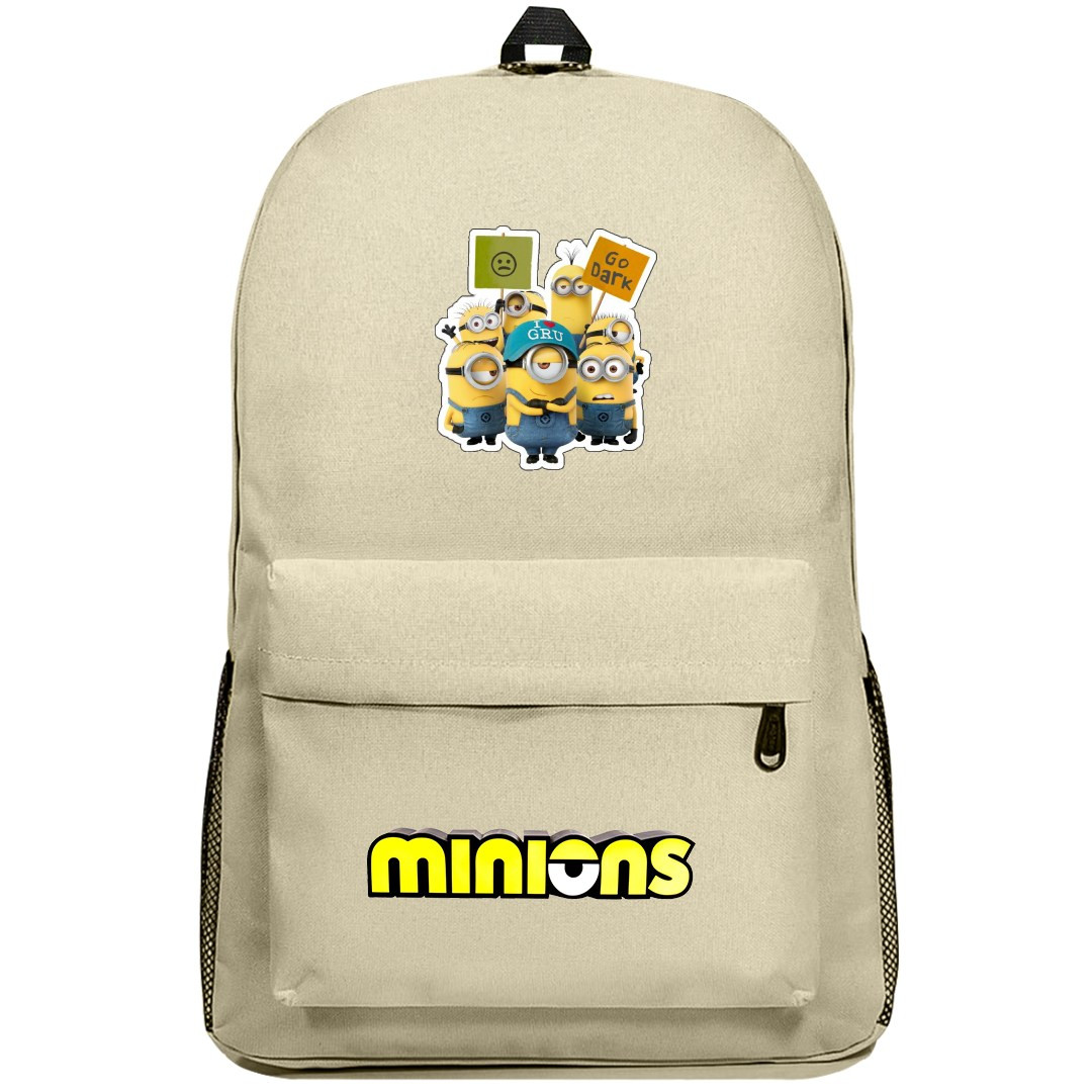 Minions Backpack SuperPack - Minions Protesting Sticker