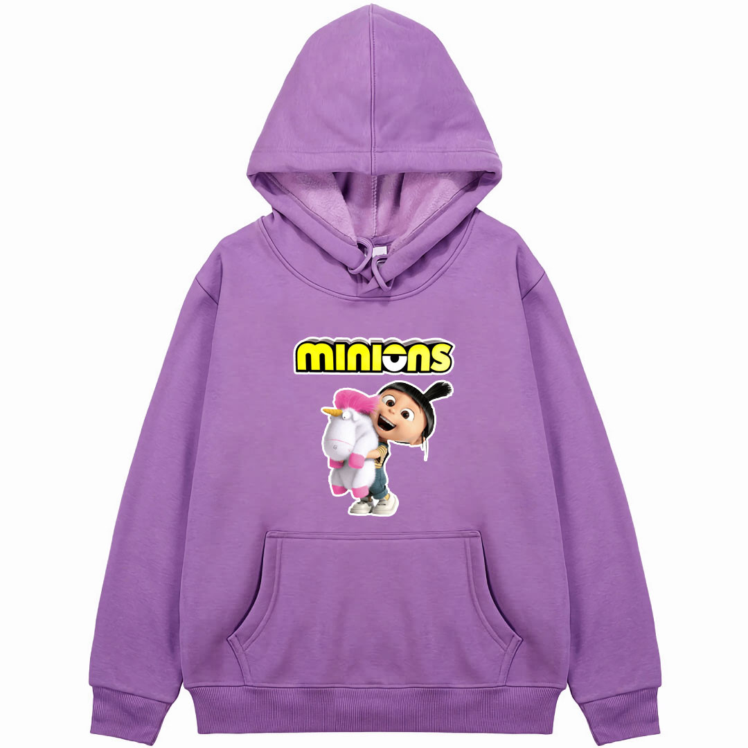 Minions Agnes Hoodie Hooded Sweatshirt Sweater Jacket - Agnes Unicorn Stuff Toy