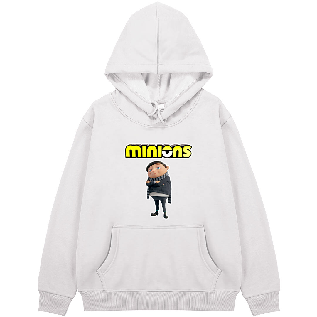 Minions Gru Hoodie Hooded Sweatshirt Sweater Jacket - Gru Kid Portrait