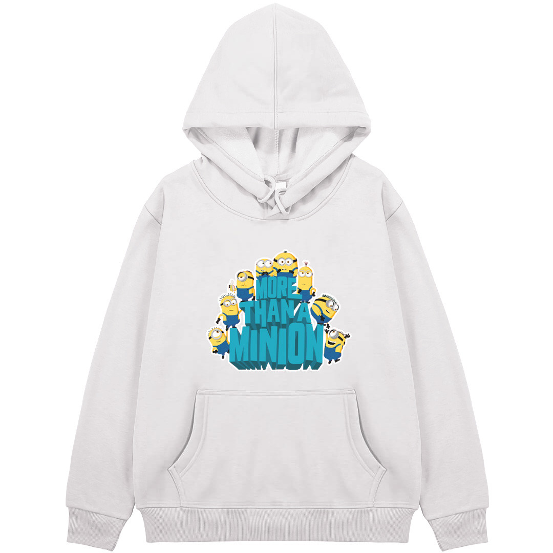 Minions Hoodie Hooded Sweatshirt Sweater Jacket - More Than A Minion Poster