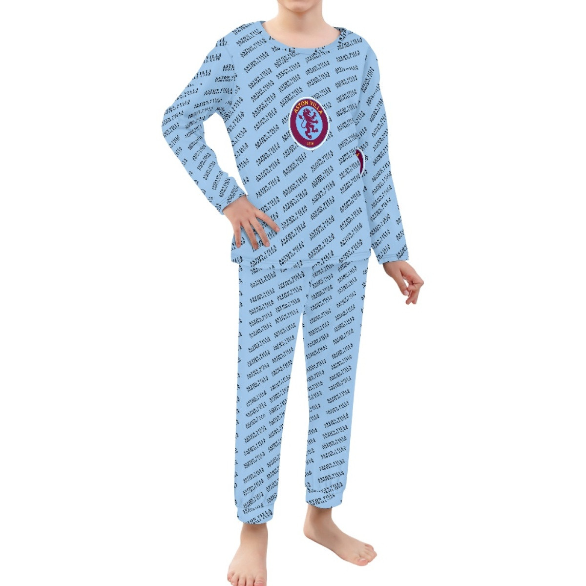 Aston Villa Football Club Pajamas Pyjamas - Aston Villa Football Club Medley Monogram Wordmark