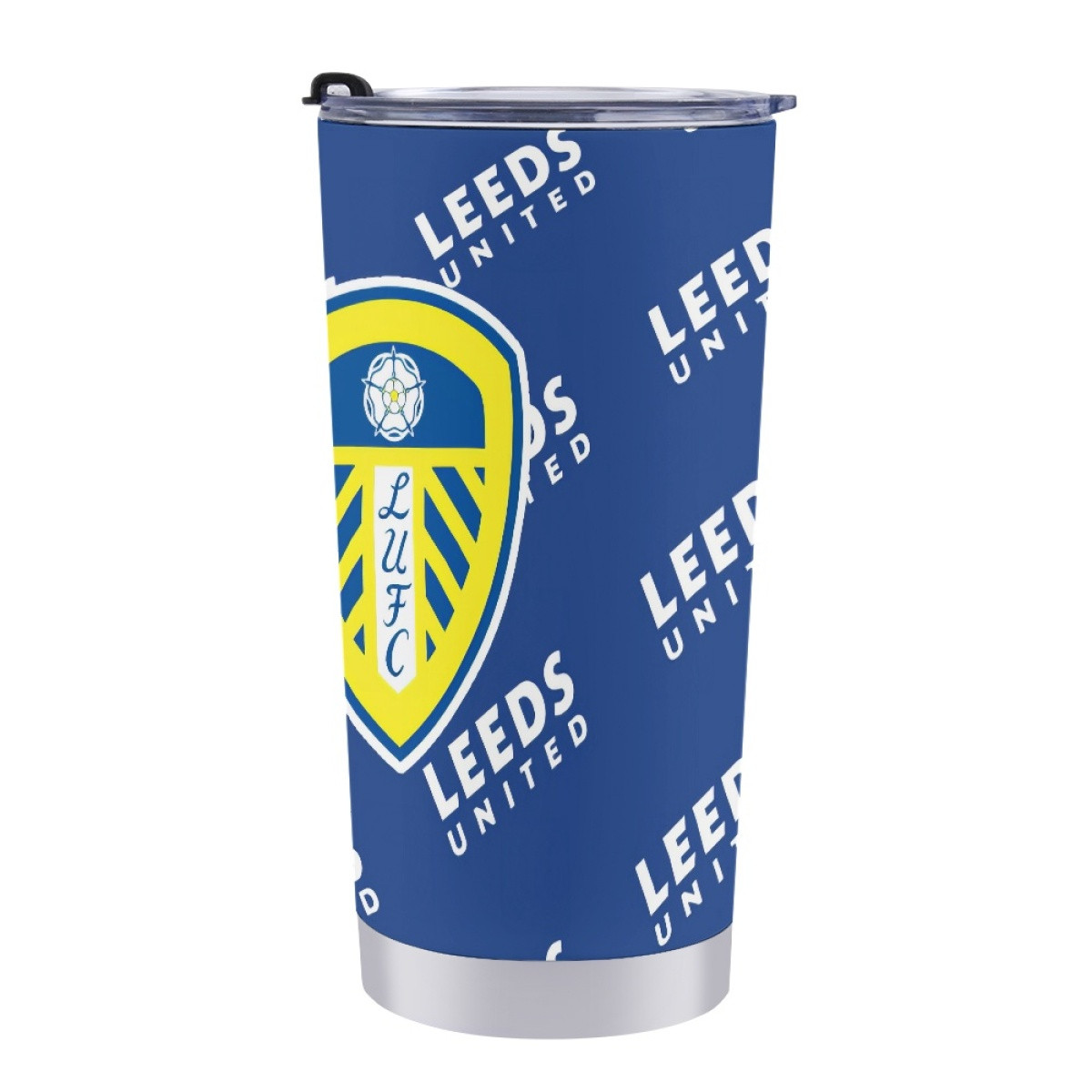 Leeds United Football Club Tumbler Bottle - Leeds United Football Club Medley Monogram Wordmark