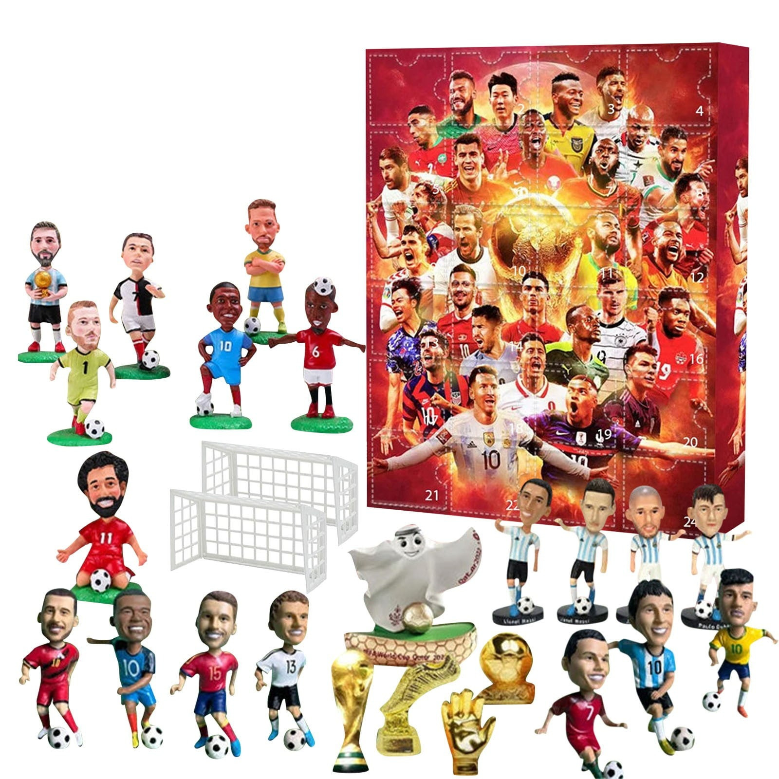 Football Soccer Superstar Minifigures Advent Calendar 2024 Christmas Countdown