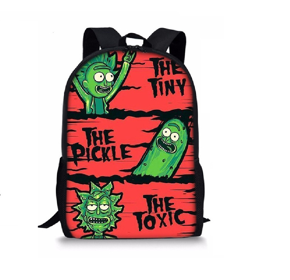 Rick and Morty Pickle Rick Backpack