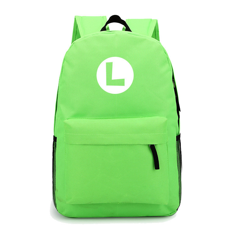 Super Mario Logo Luigi Backpack Rucksack