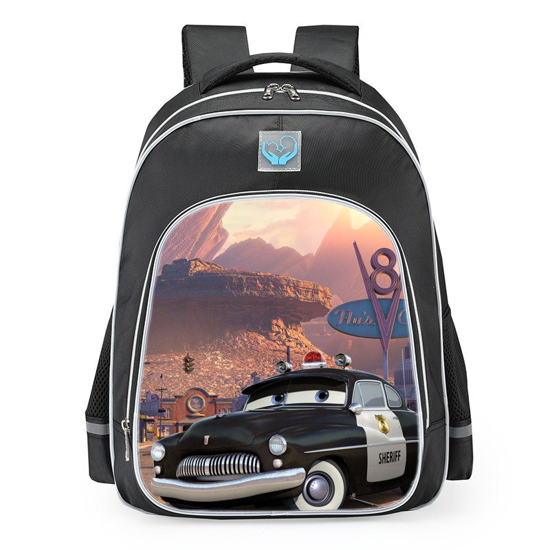 Disney Cars Sheriff School Backpack