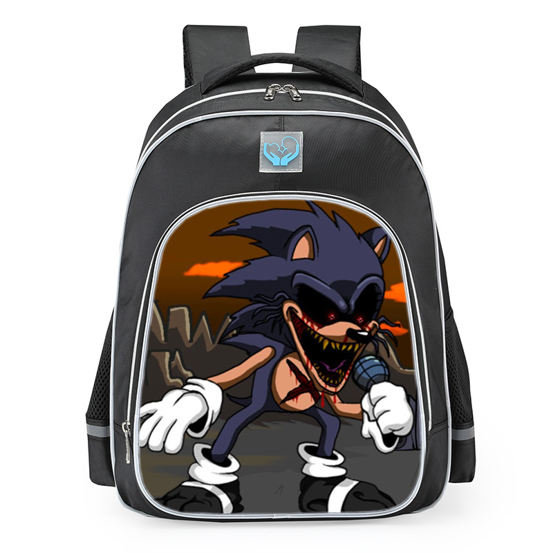 Friday Night Funkin FNF Vs. Sonic.EXE Lord X School Backpack