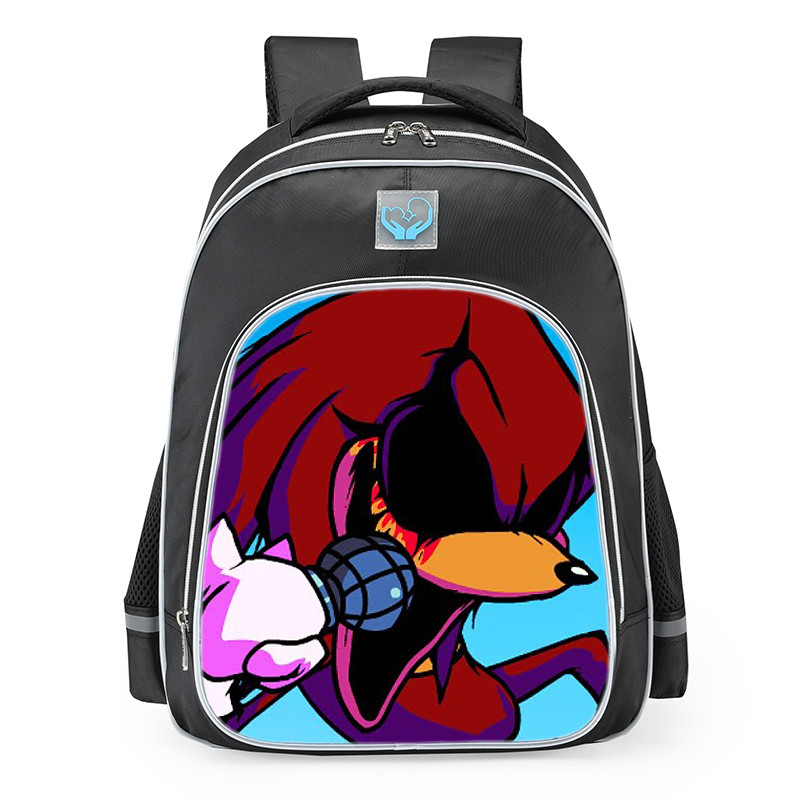 Friday Night Funkin FNF Vs. Sonic.EXE Soul Knuckles School Backpack