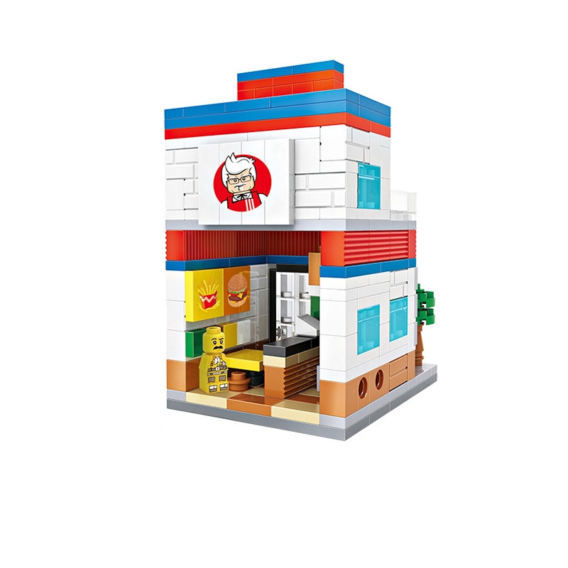 KFC Shop Brick Building Kit