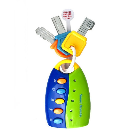 Flash Music Smart Remote Car Key Baby Toy