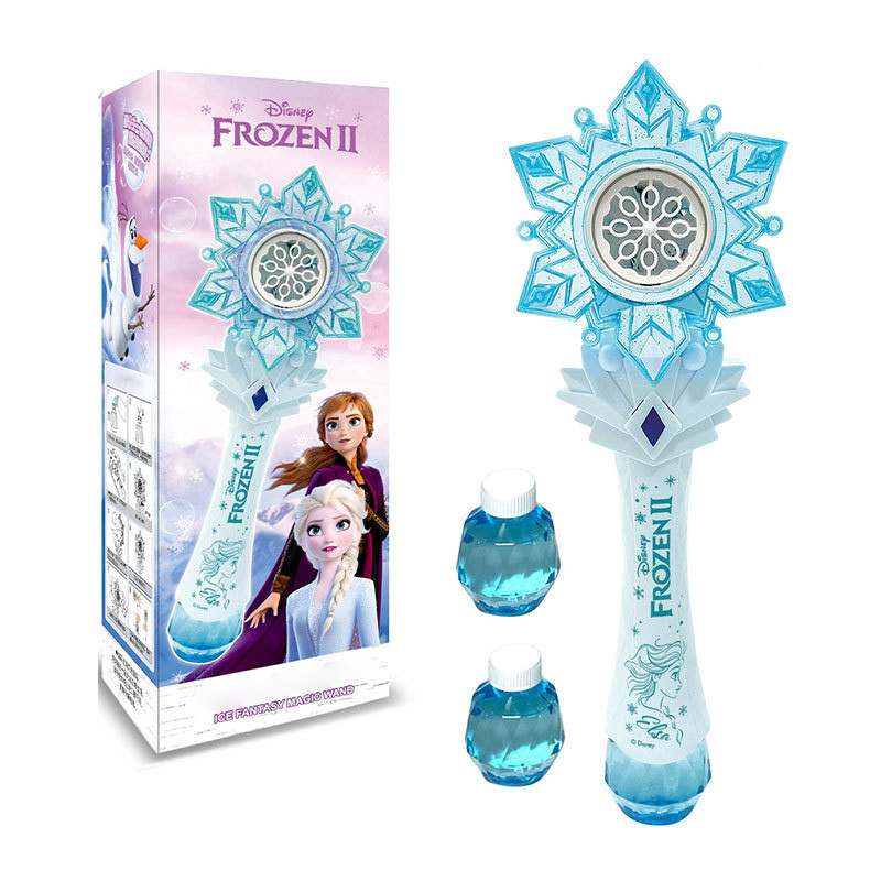 Disney Frozen Snowflake Shape Bubble Blower Machine