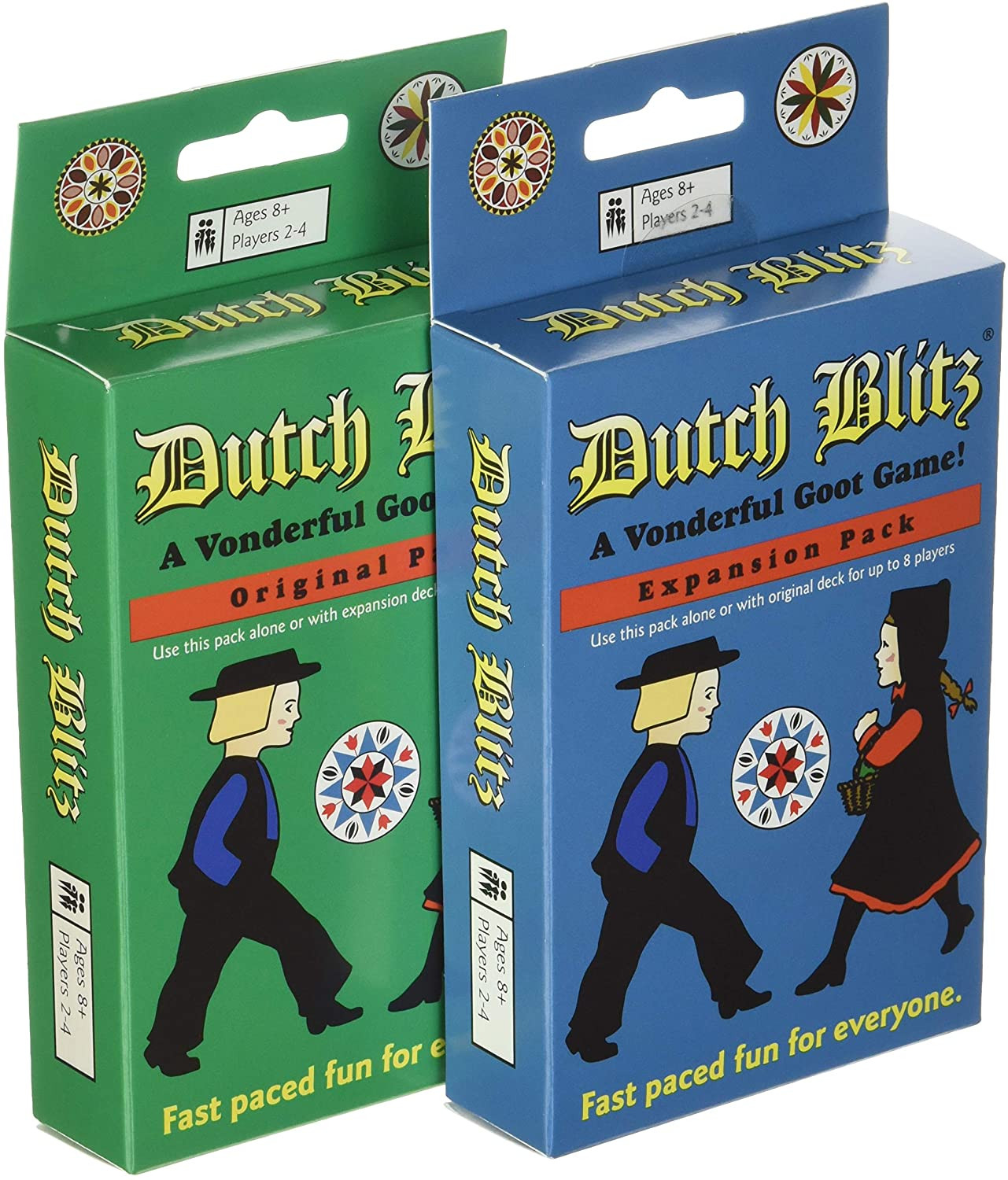 Dutch Blitz Original and Expansion Pack Set Card Game & Dutch Blitz