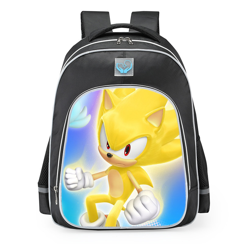 Sonic Colors Ultimate Super Sonic School Backpack