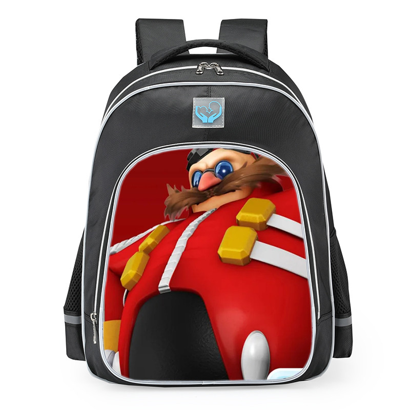 Sonic Dash Eggman School Backpack