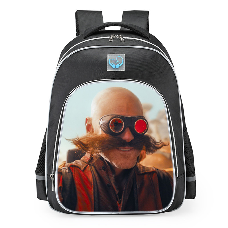 Sonic The Hedgehog Doctor Eggman School Backpack